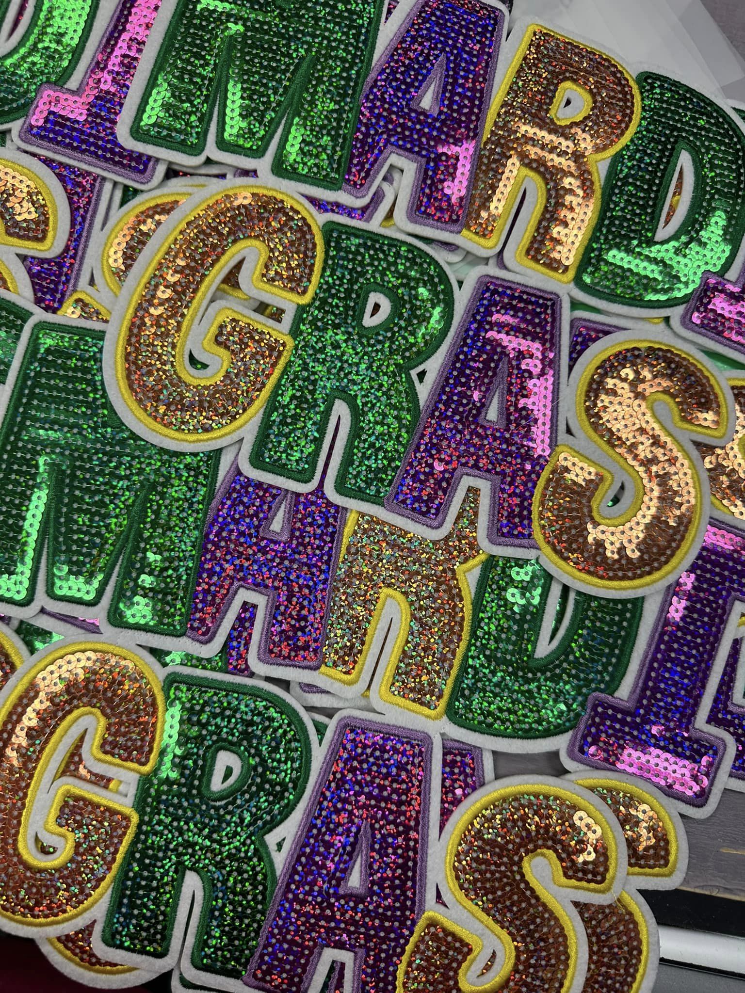 mardi gras patches