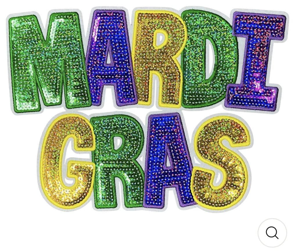 mardi gras patch