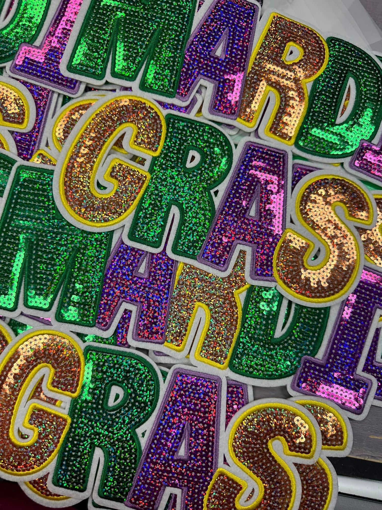 Mardi Gras Patches