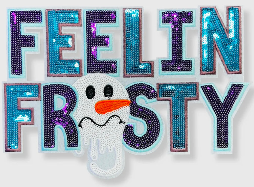 Feeling Frosty Sequin Patch