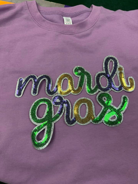 DIY Mardi Gras Patch