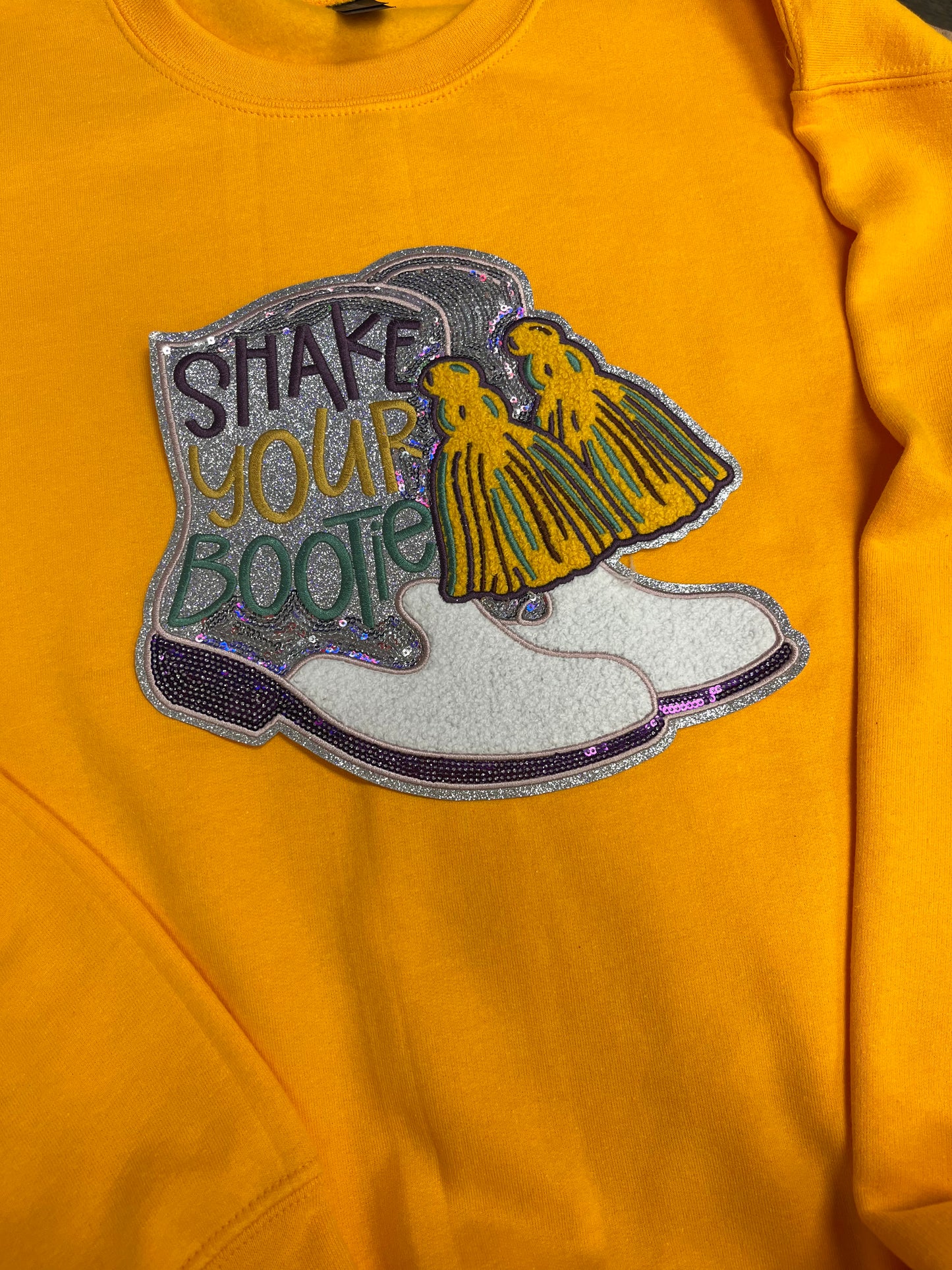 Mardi Gras "Shake Your Bootie" Sweatshirt