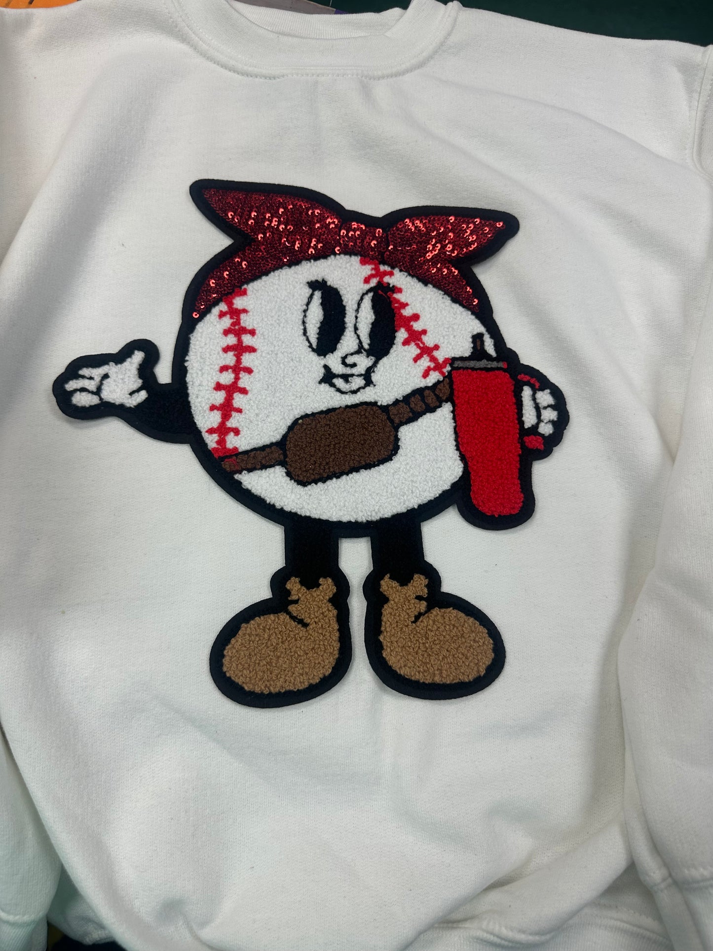 DIY Baseball Chenille Patches