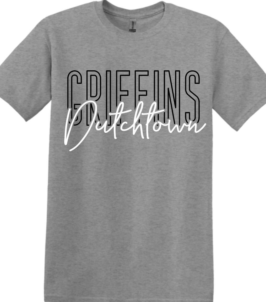 Dutchtown High Griffins (Cursive Font) Spirit Tee