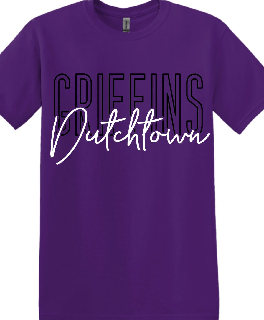 Dutchtown High Griffins (Cursive Font) Spirit Tee