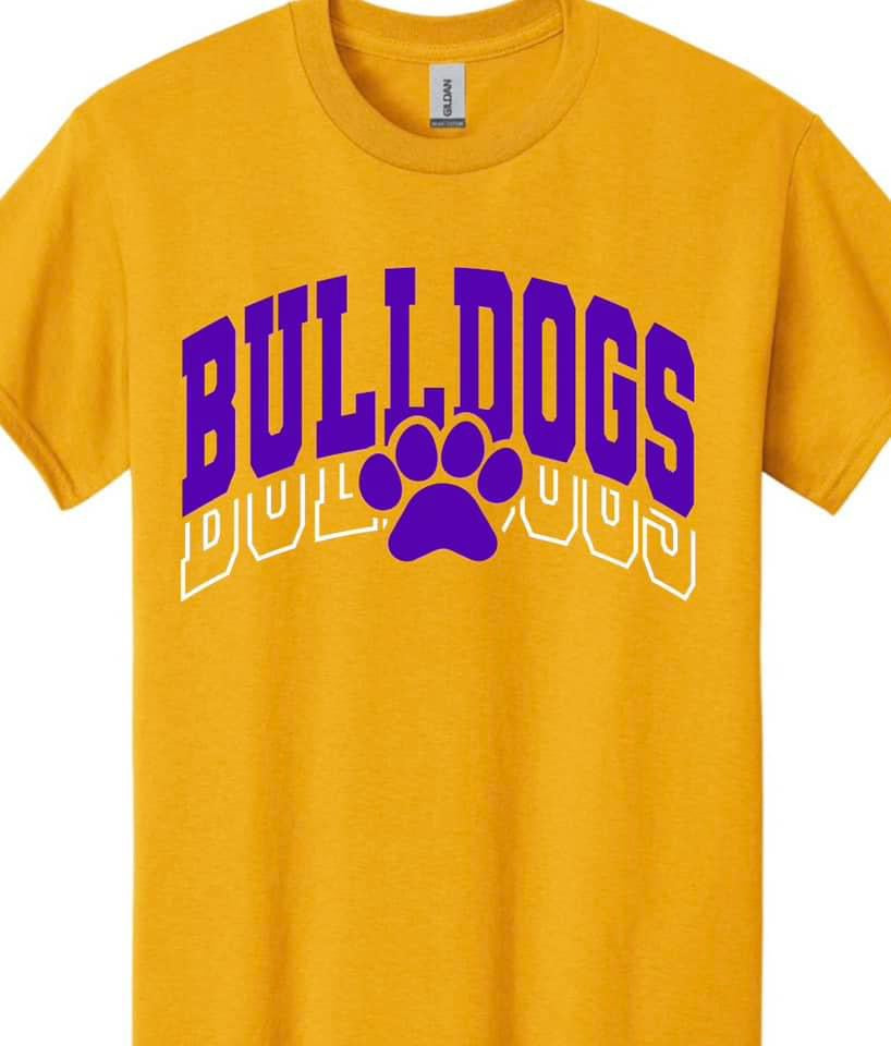 Lutcher High School Bulldogs Paw Spirit Tee