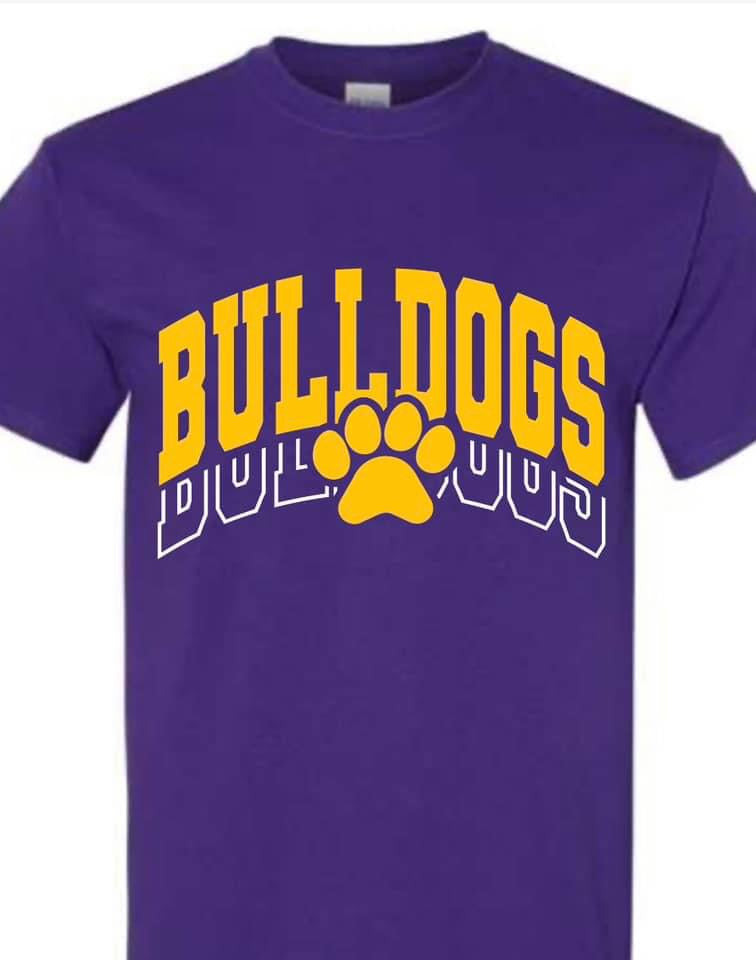 Lutcher High School Bulldogs Paw Spirit Tee