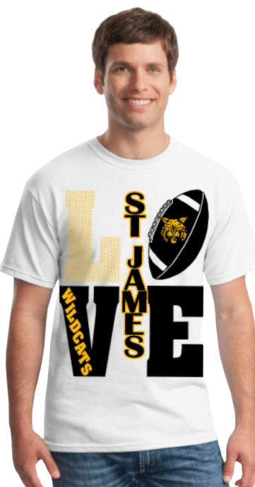 St. James LOVE Spirit Shirt